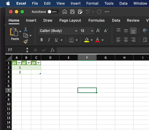 Microsoft Excel 