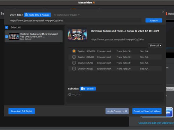 Macxvideo AI 3.15.0 DMG for Mac Latest Version